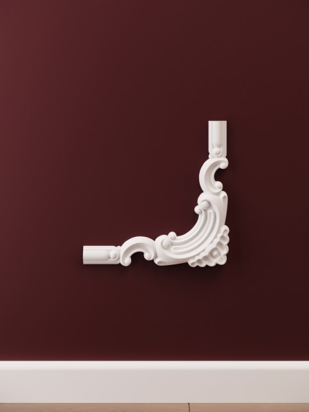 Chenar decorativ din poliuretan B21-2 - 19.5x19.5x1.2 cm