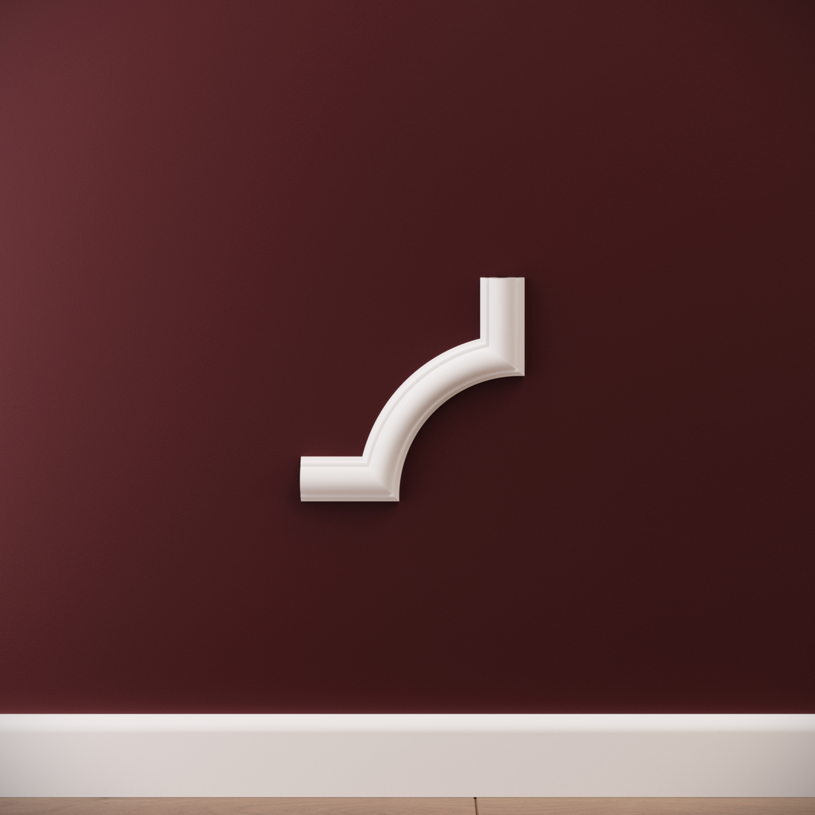 Chenar decorativ din poliuretan B22-1 - 15.4x15.4x1.6 cm