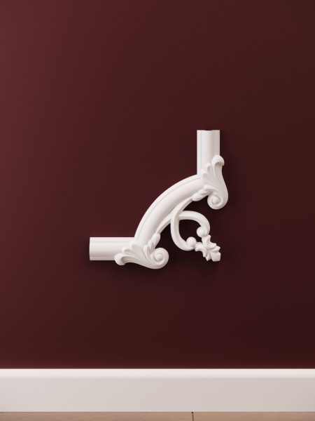 Chenar decorativ din poliuretan B22-2 - 18x18x1.6 cm