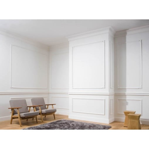 Chenar decorativ din poliuretan CR810BL - 20x1.8x19 cm