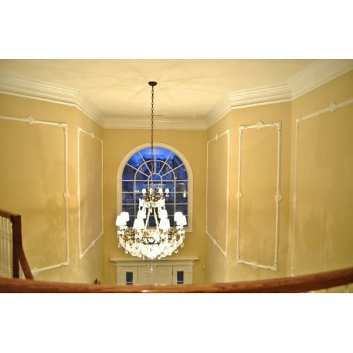 Chenar decorativ din poliuretan CR810BR - 20x1.8x19 cm