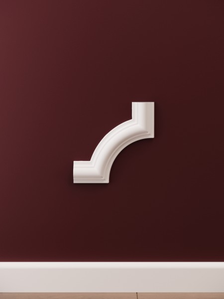 Chenar decorativ din poliuretan CR810C - 14.5x1.8x14.5 cm