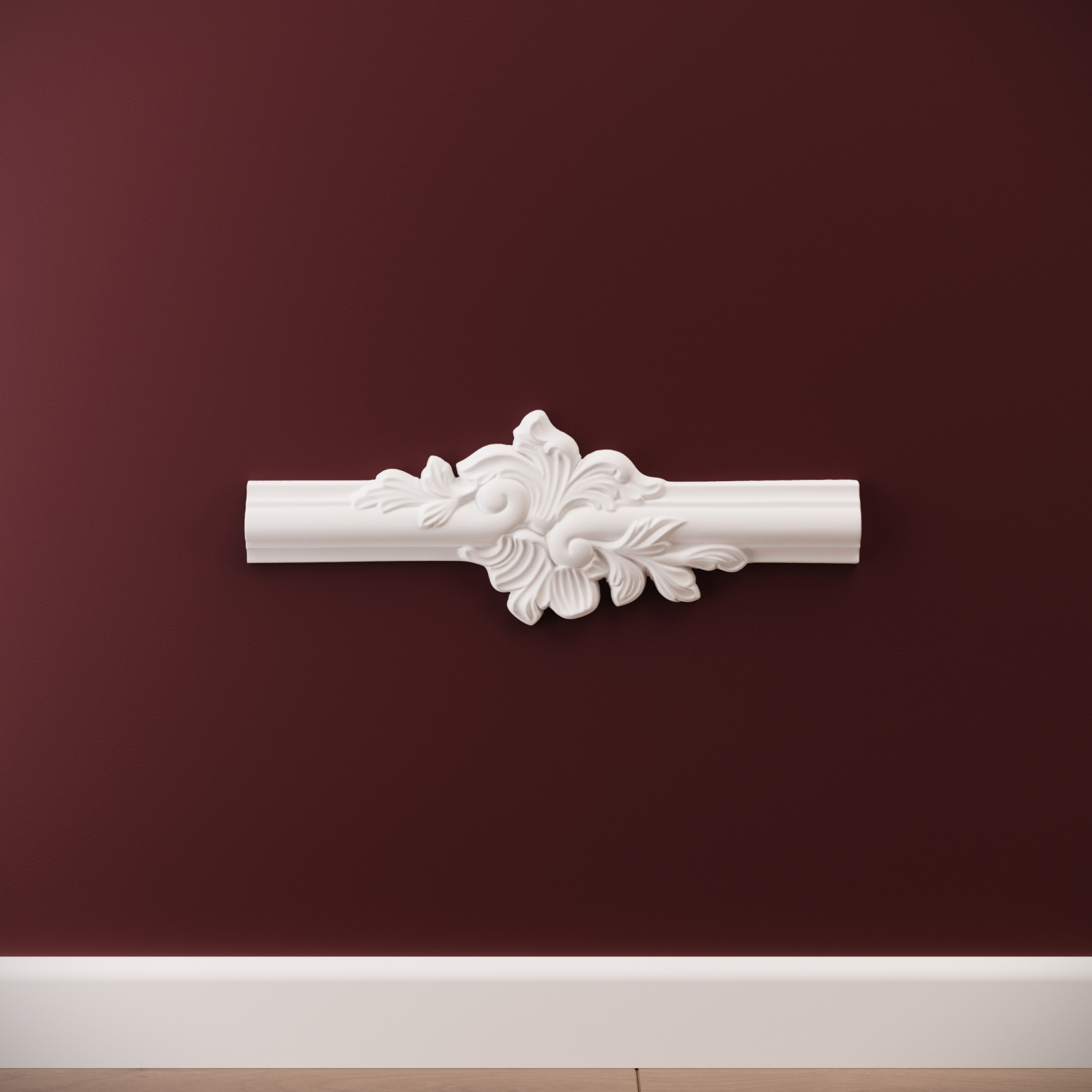 Chenar decorativ din poliuretan CR810D - 11x2x24.5 cm