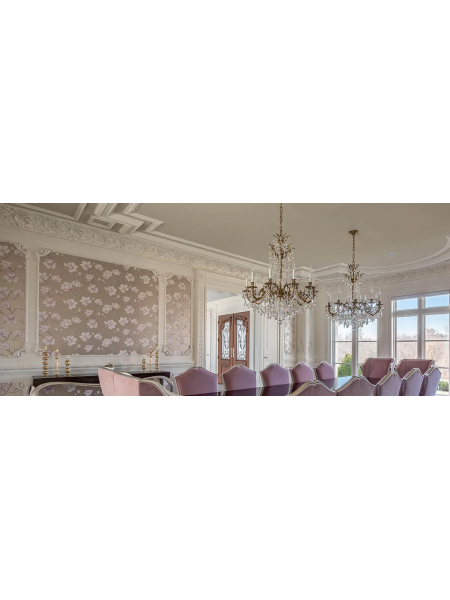 Coltar decorativ din poliuretan CR818B - 30x30x2.8 cm