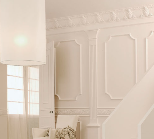 Coltar decorativ din poliuretan CR863B - 18x18x1.5 cm