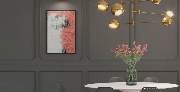 Coltar decorativ din poliuretan CR863B - 18x18x1.5 cm