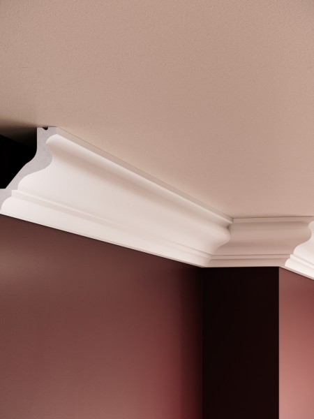 Cornisa decorativa din polimer rigid C13 - 6.5x5.7x200 cm