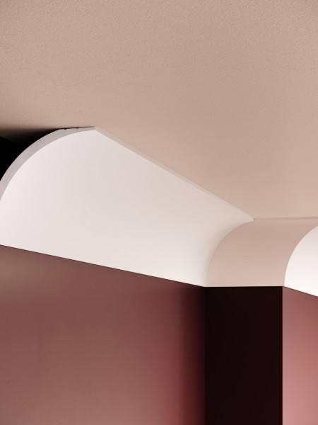 Cornisa decorativa din polimer rigid C16 - 8.7x8.7x200 cm