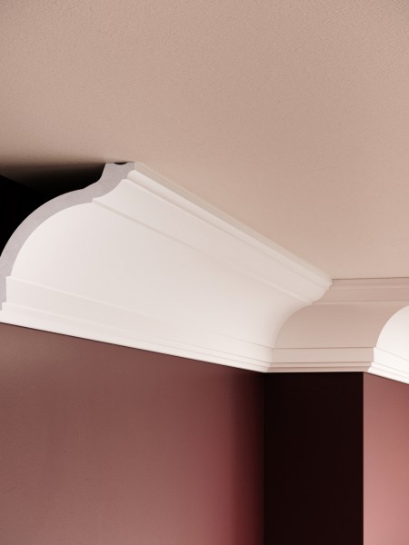 Cornisa decorativa din polimer rigid C17 - 9.3x9.5x200 cm