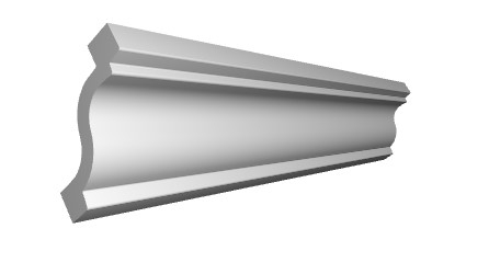 Cornisa decorativa din polimer rigid C20 - 3x3.5x200 cm