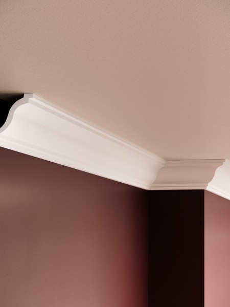 Cornisa decorativa din polimer rigid C6 - 5.4x5.2x200 cm