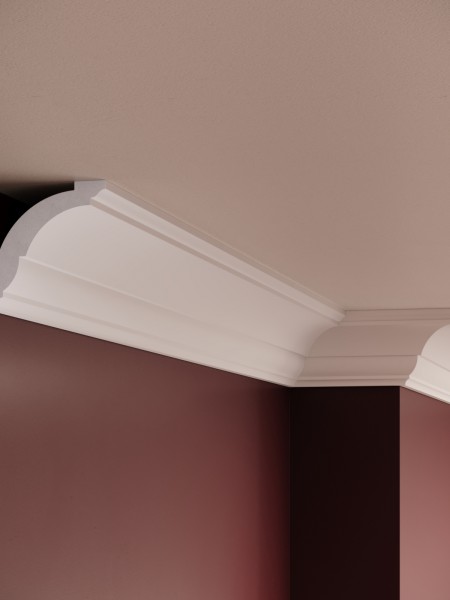 Cornisa decorativa din polimer rigid C7 - 7.8x6.6x200 cm