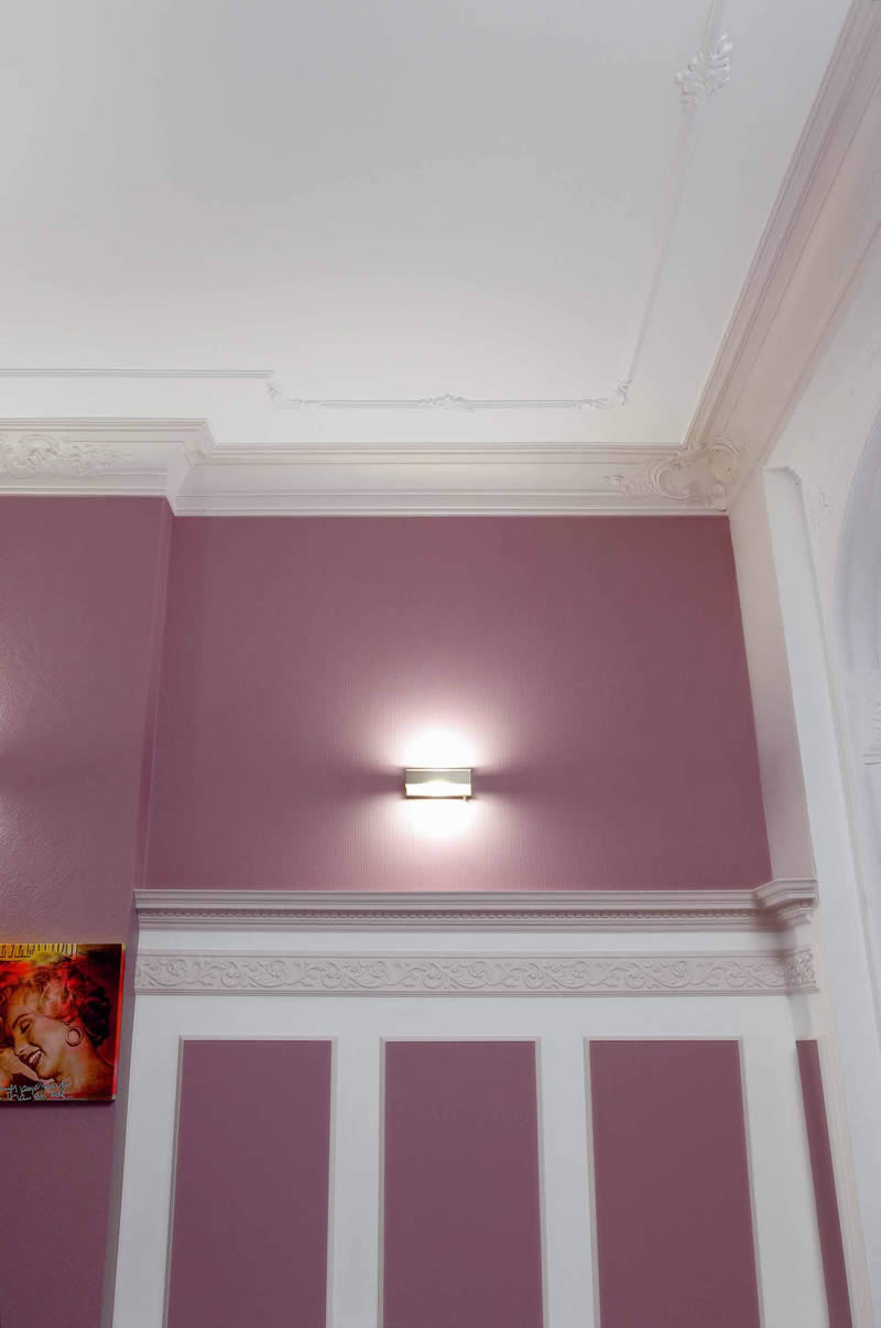 Cornisa decorativa din poliuretan C738 - 8.5x8.5x200 cm