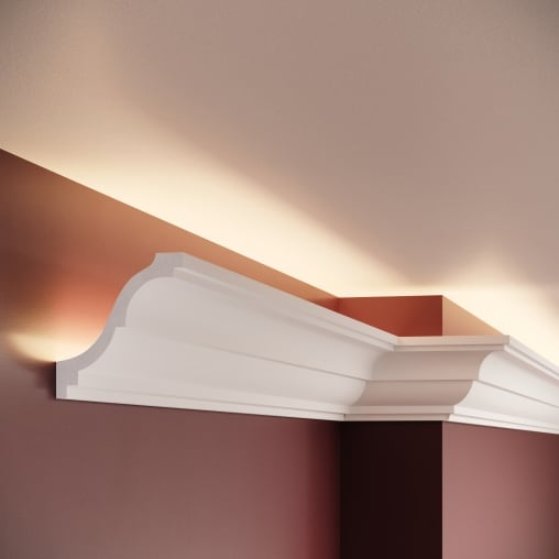 Cornisa decorativa din poliuretan P876 - 8x8.5x200 cm