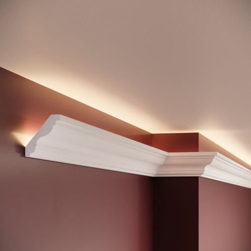 Cornisa decorativa din poliuretan P904 - 5.5x5x200 cm