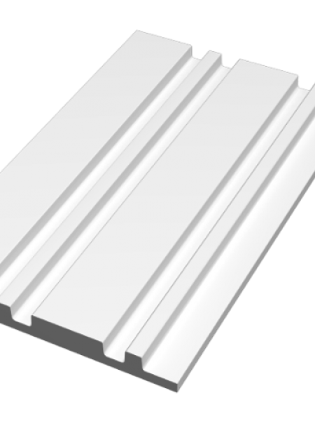 Panou decorativ 3D din polimer rigid, model Riflaj WP1 - 12.2x1.2x270 cm