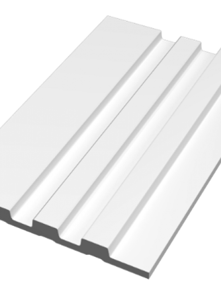 Panou decorativ 3D din polimer rigid, model Riflaj WP4 NEW - 13x1.2x270 cm