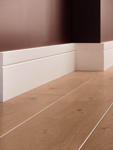 Plinta decorativa din polimer rigid S12 - 11x1.6x200 cm