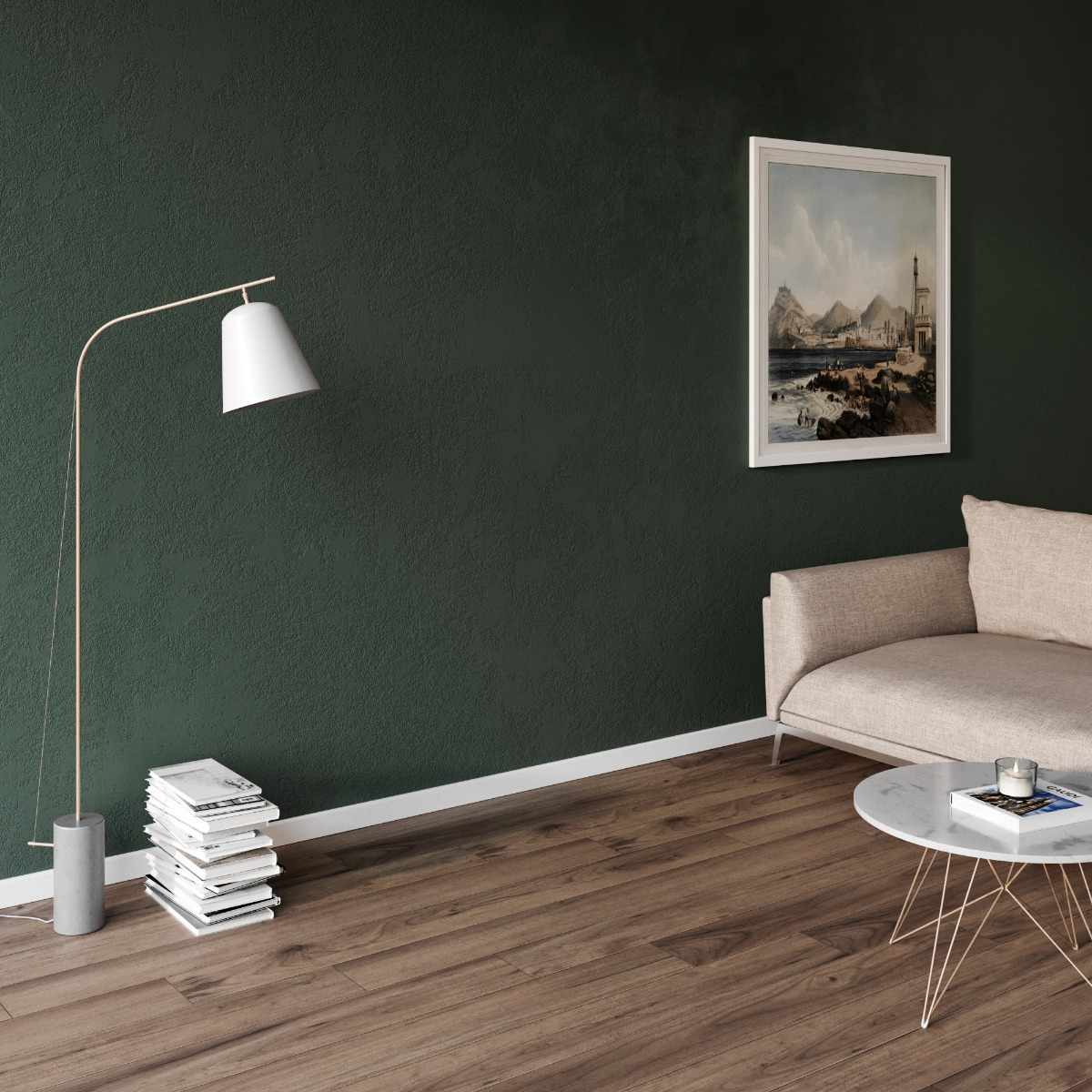 Plinta decorativa din polimer rigid S16 - 5.8x1.8x200 cm