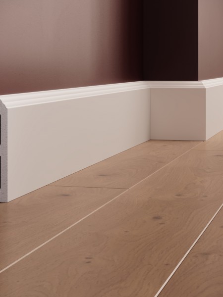 Plinta decorativa din polimer rigid S20 - 11.9x1.8x200 cm