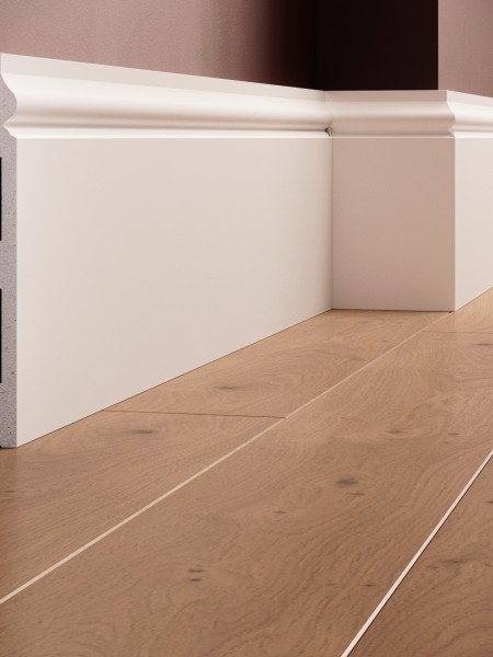 Plinta decorativa din polimer rigid S27 - 20x1.8x200 cm