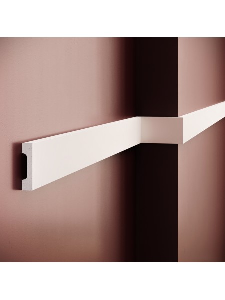 Plinta decorativa din polimer rigid S3 - 7x1.6x200 cm