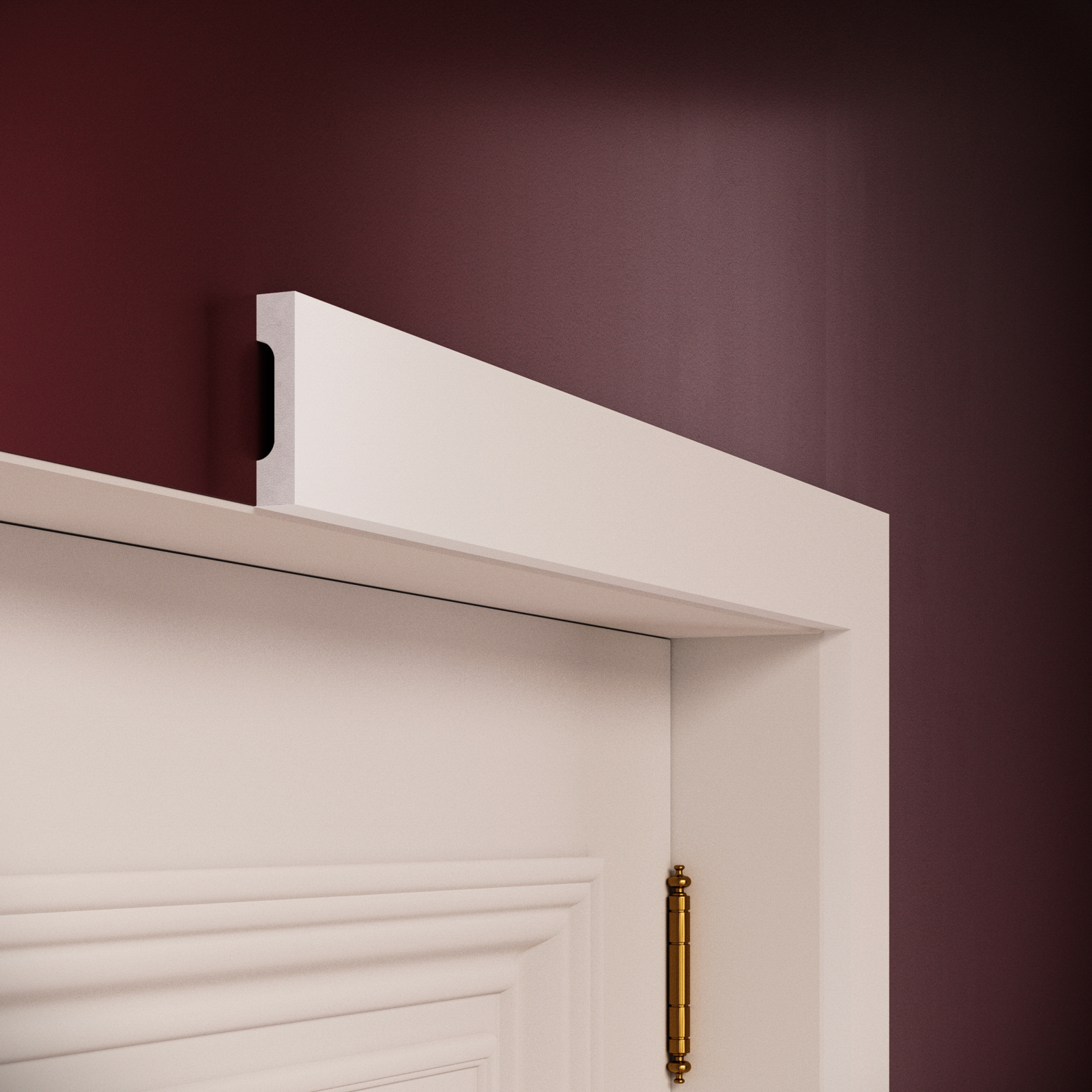 Plinta decorativa din polimer rigid S3 - 7x1.6x200 cm