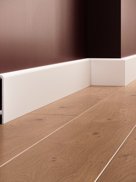 Plinta decorativa din polimer rigid S30 - 9x1.6x200 cm