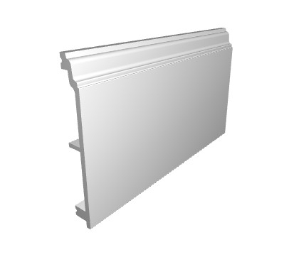 Plinta decorativa din polimer rigid S32 - 12x1.5x200 cm