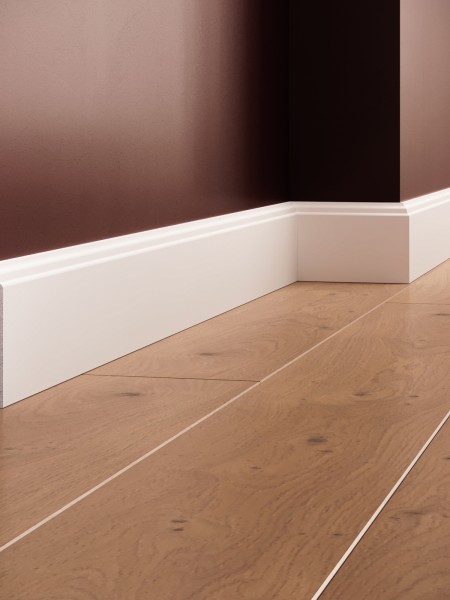 Plinta decorativa din polimer rigid S35 - 8x1.1x200 cm