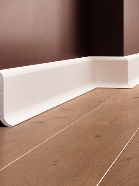 Plinta decorativa din polimer rigid S36 - 10x3.2x200 cm