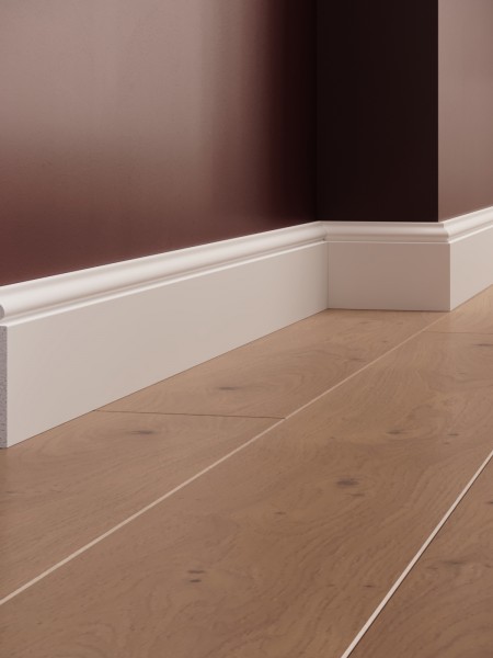 Plinta decorativa din polimer rigid S5 - 8x1.4x200 cm