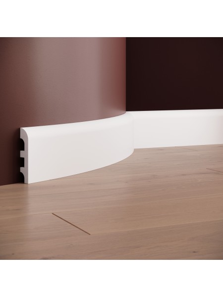 Plinta decorativa din polimer rigid S7 - 9.8x1.9x200 cm