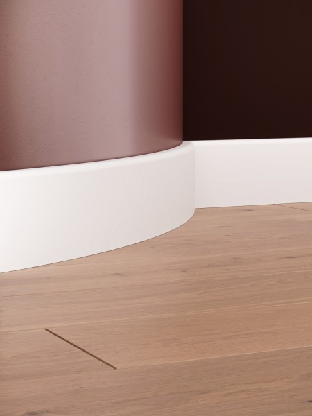 Plinta decorativa din poliuretan flexibil S30F - 9x1.6x200 cm