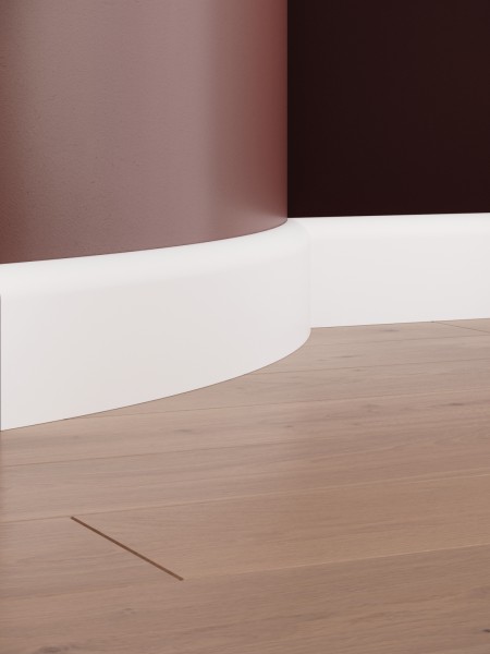 Plinta decorativa din poliuretan flexibil S7F - 10x2x200 cm