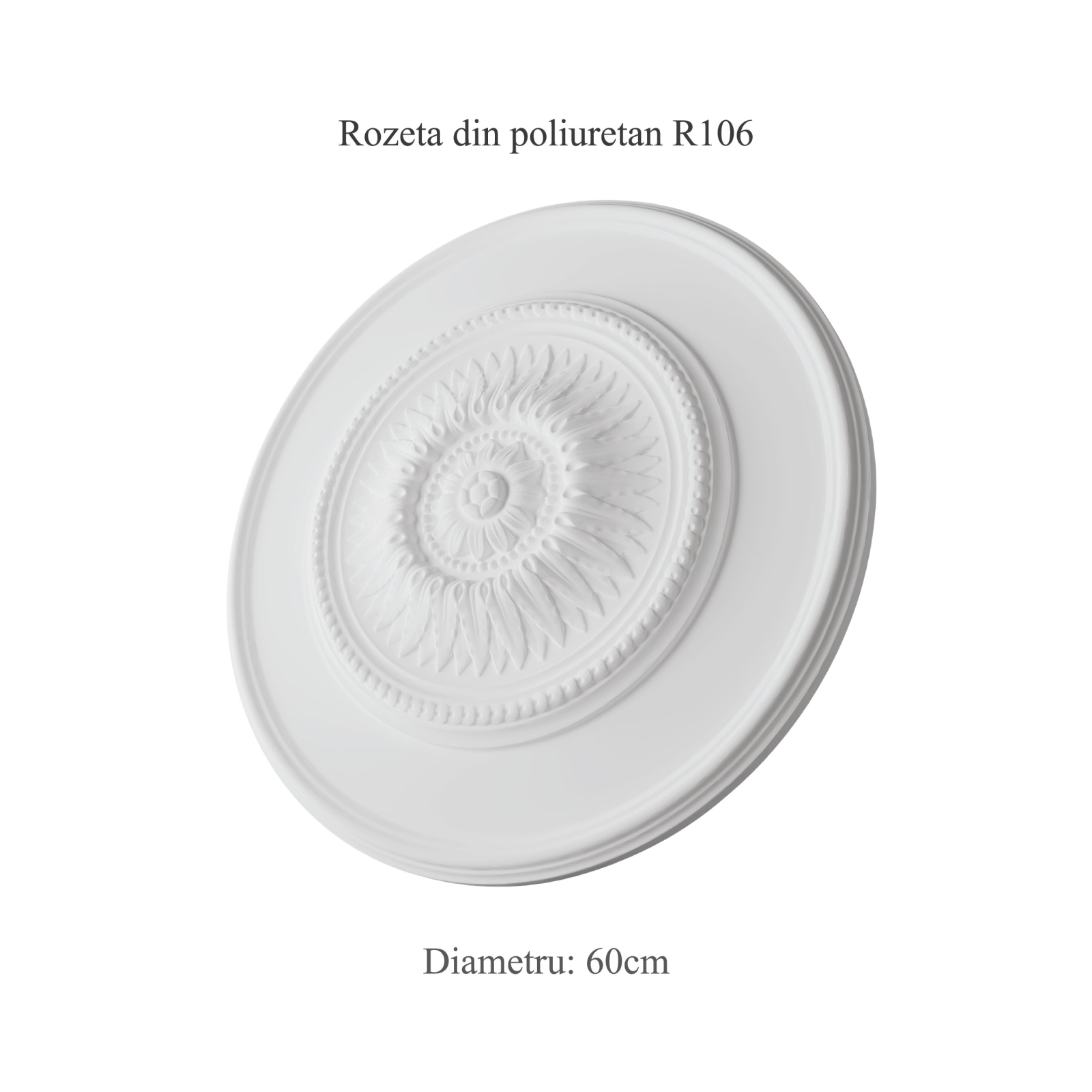 Rozeta decorativa din poliuretan R106 - diametru 60 cm