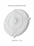 Rozeta decorativa din poliuretan R120 - diametru 77 cm