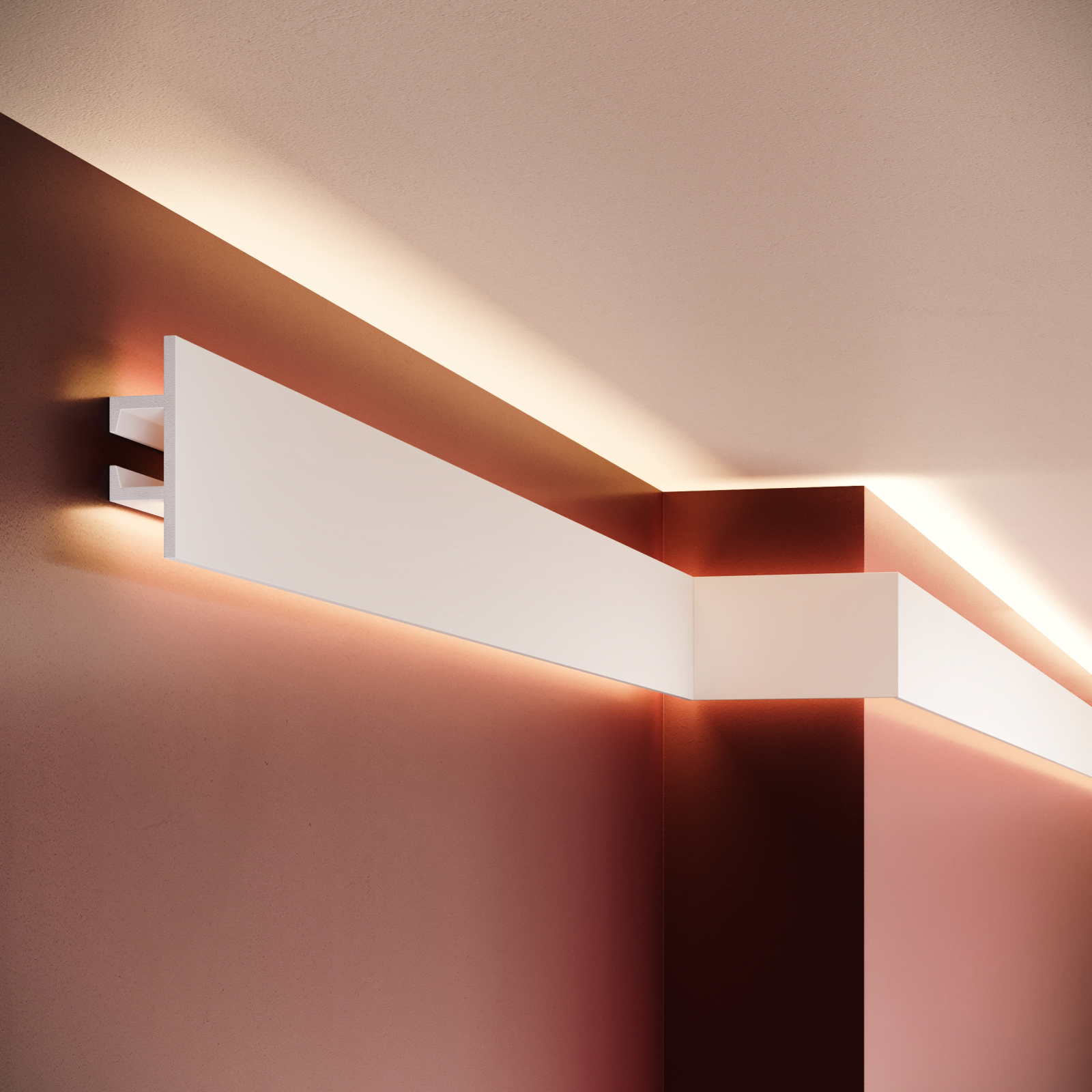 Scafa decorativa din polimer rigid ES11 - 6.8x2.2x200 cm