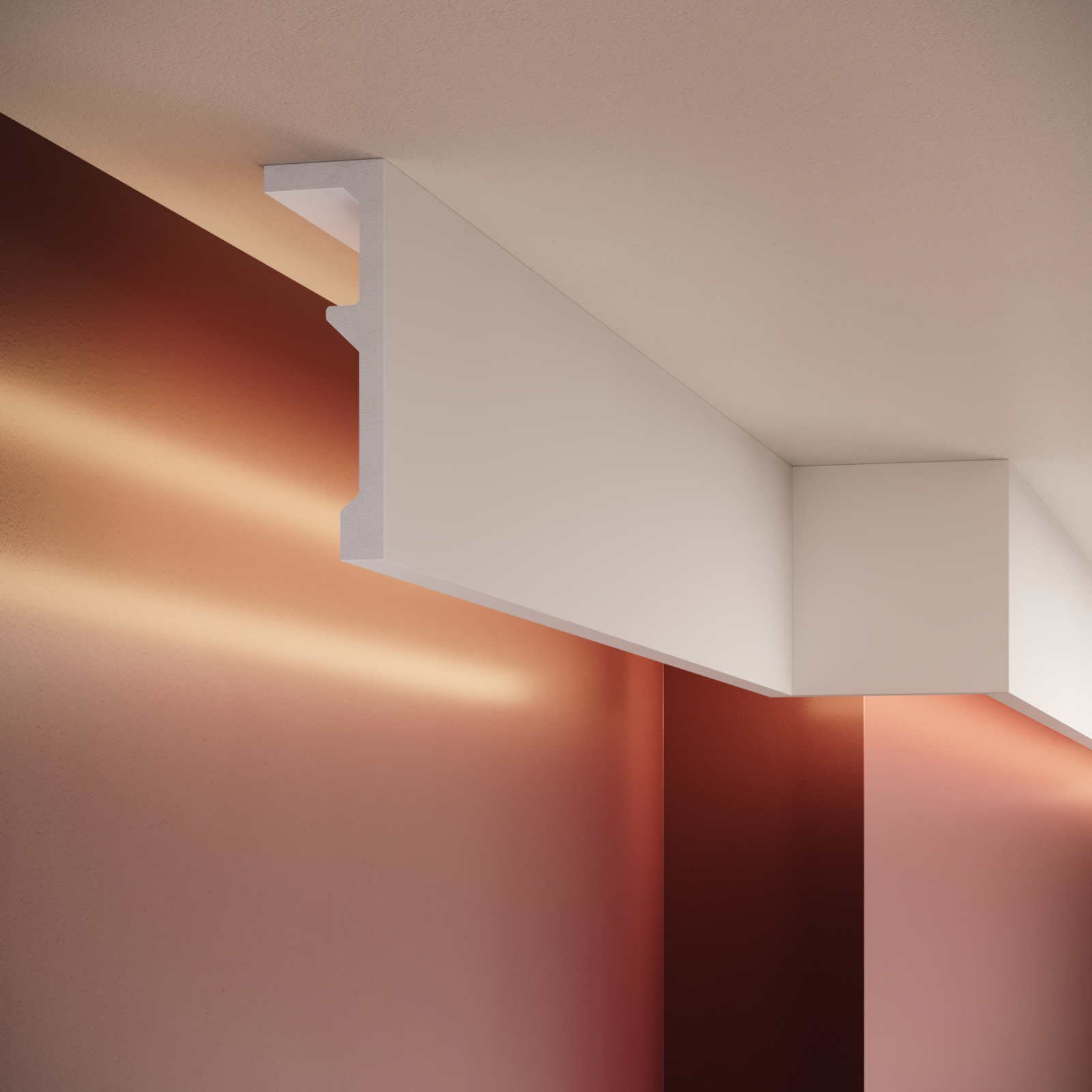 Scafa decorativa din polimer rigid ES14 - 12x3.8x200 cm