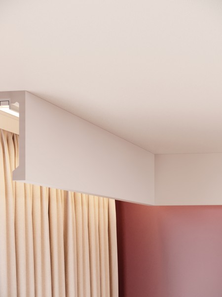 Scafa decorativa din polimer rigid ES4 - 10x4x200 cm