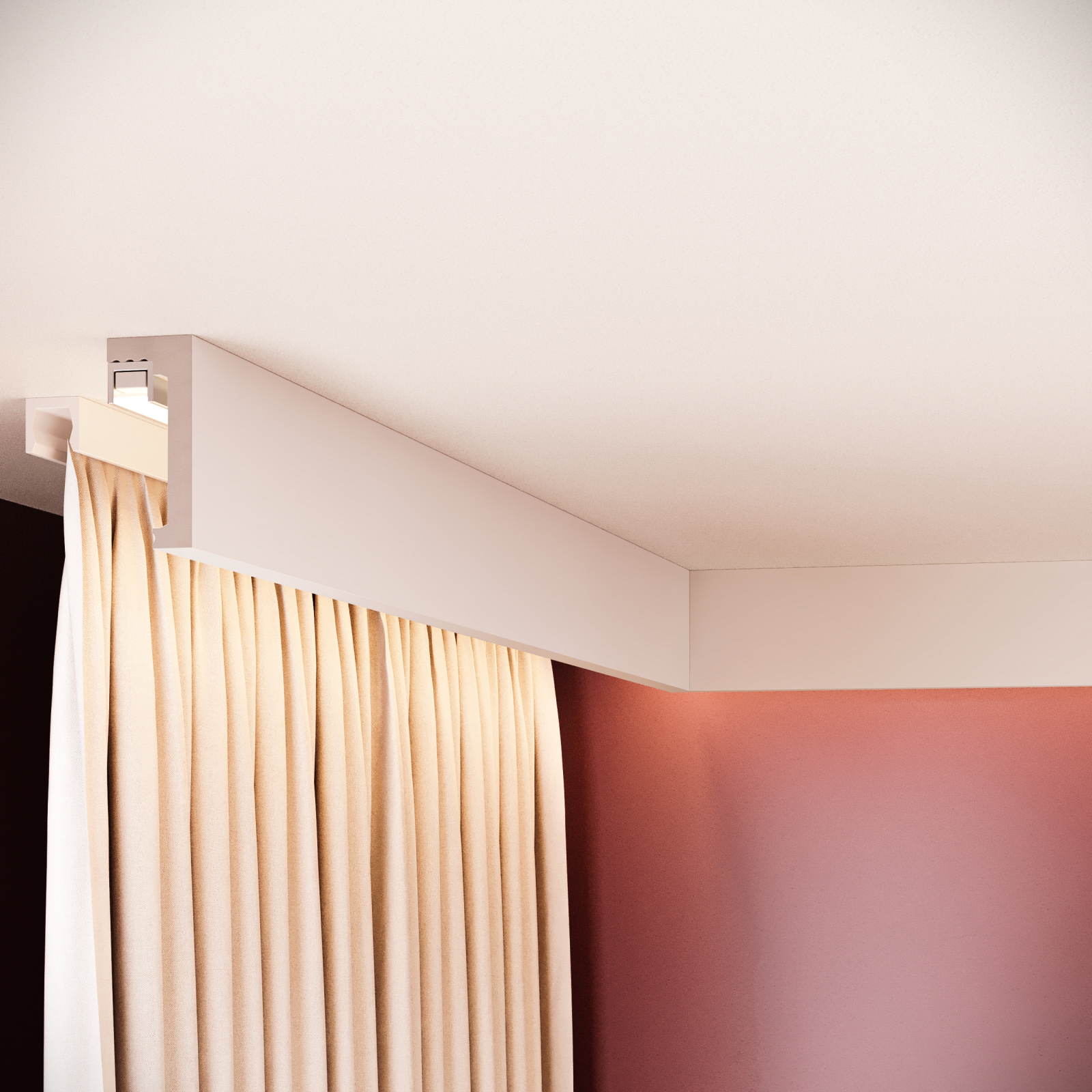 Scafa decorativa din polimer rigid ES5 - 6.5x2.8x200 cm