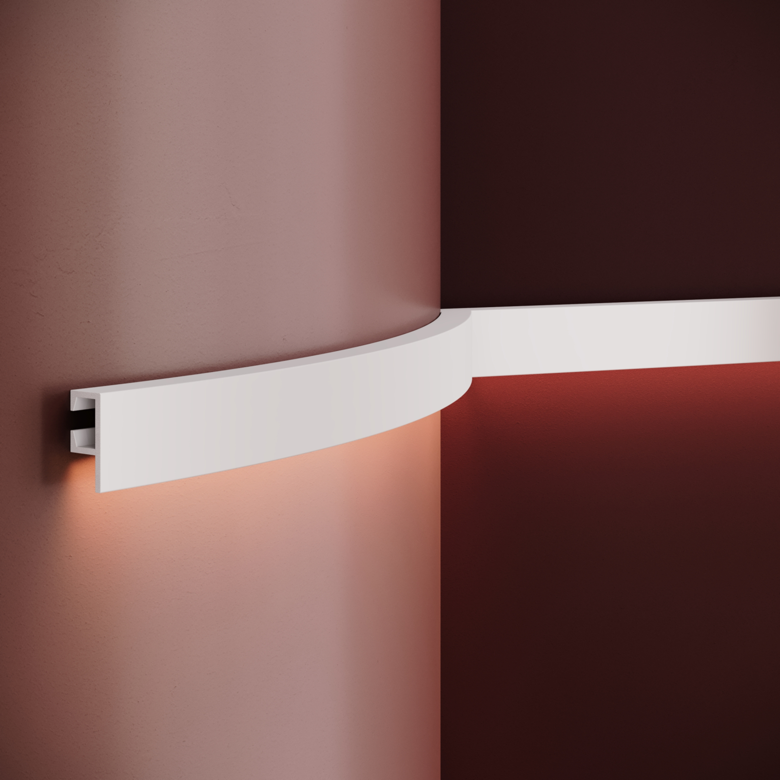 Scafa decorativa din polimer rigid ES6 - 4.8x2.2x200 cm