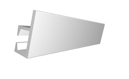 Scafa decorativa din polimer rigid ES6 - 4.8x2.2x200 cm