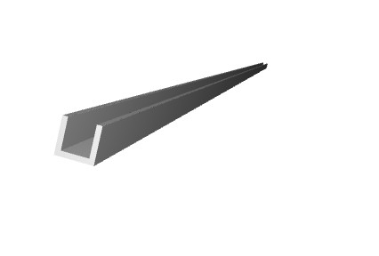 Scafa decorativa din polimer rigid ES7 - 2.7x2.8x200 cm