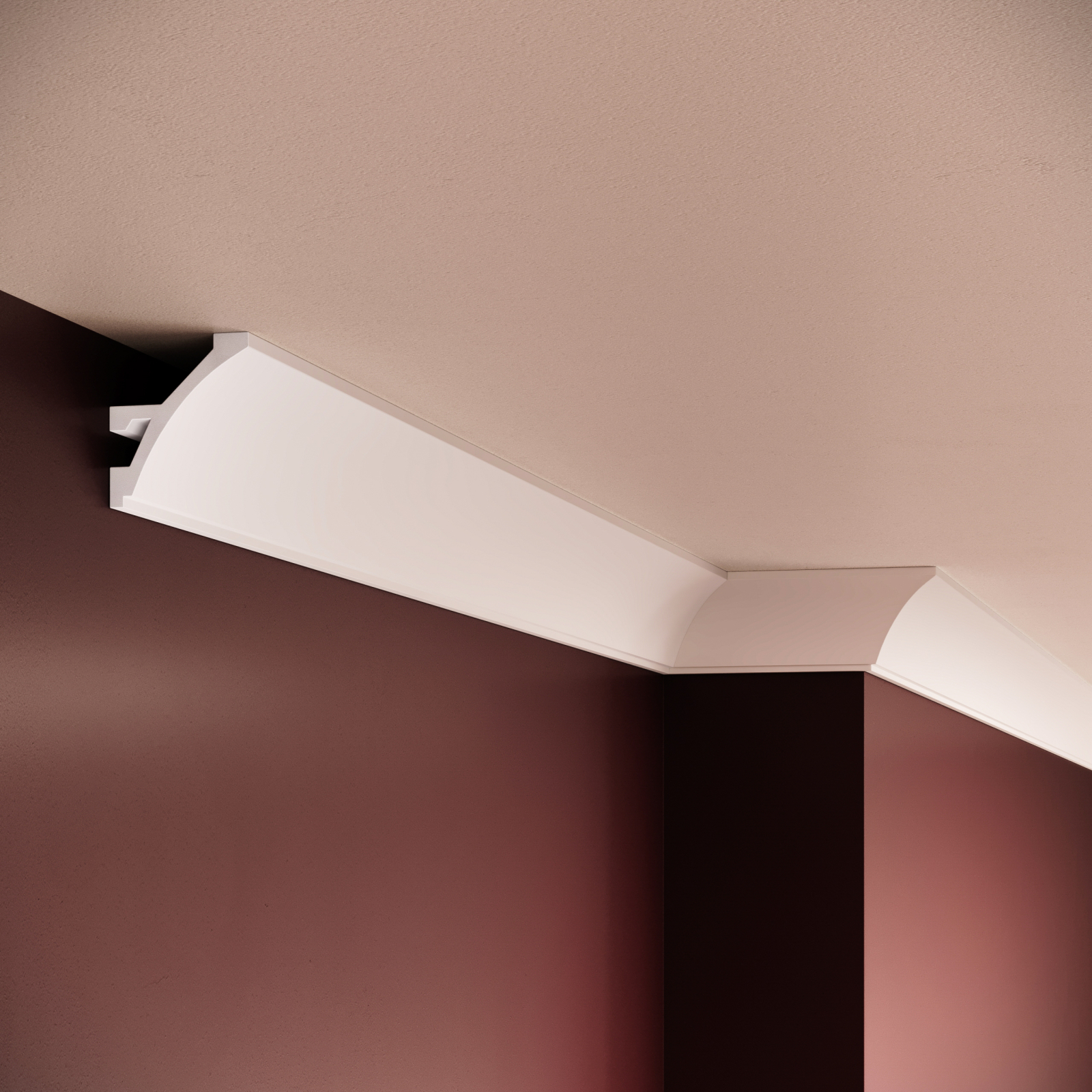 Scafa decorativa din polimer rigid ES8 - 5.2x4.5x200 cm