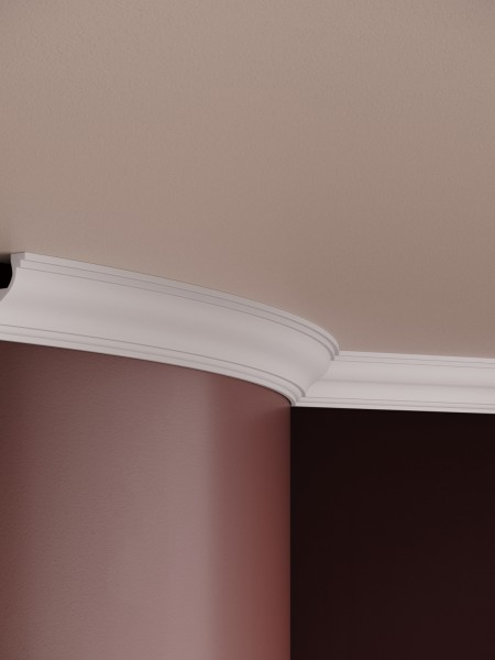 Scafa decorativa din poliuretan flexibil ES9F - 4.5x4x200 cm