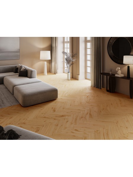 Parchet vinil SPC Stejar Ginger Herringbone