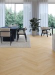 Parchet vinil SPC Stejar Cream Herringbone
