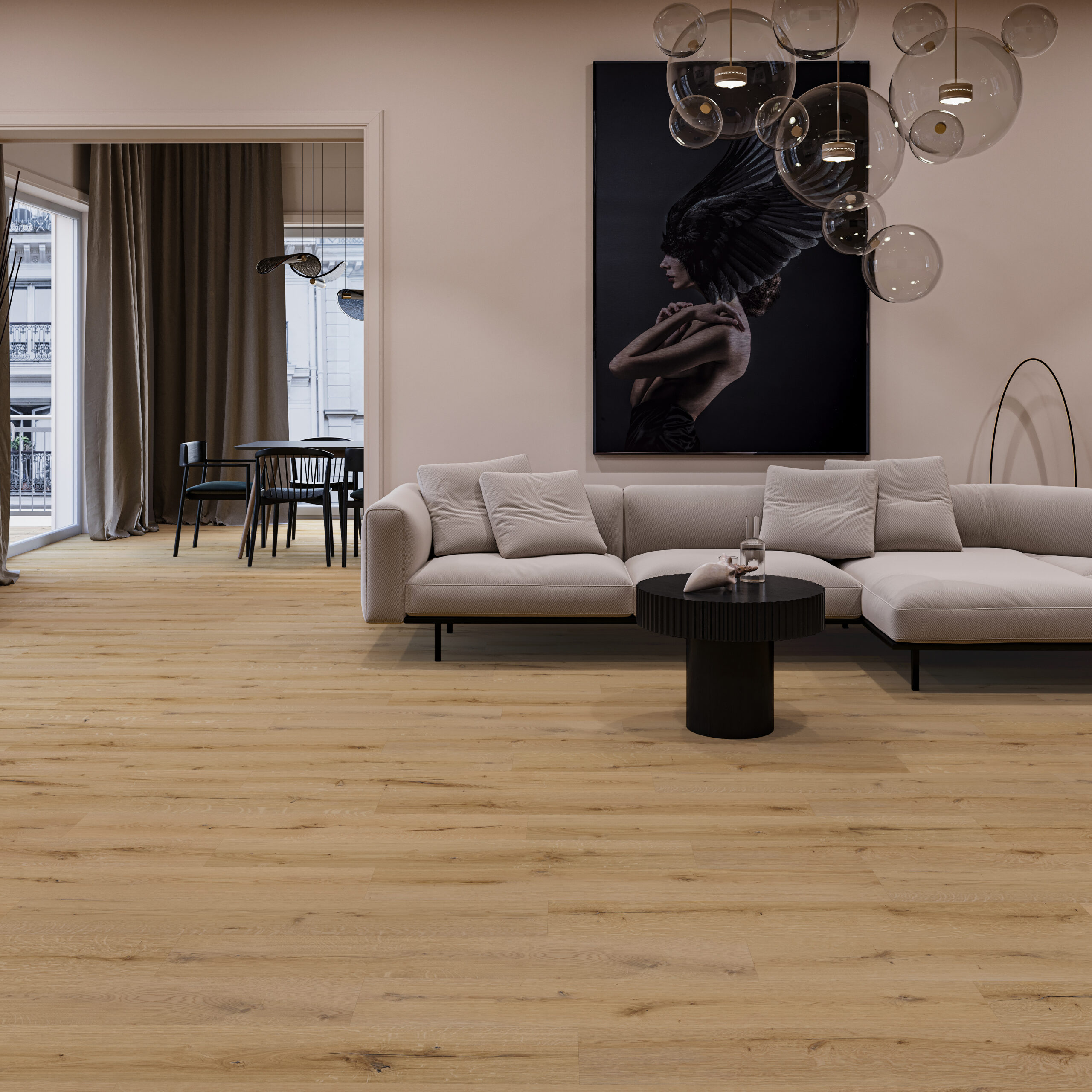 Parchet vinil SPC Stejar Honey