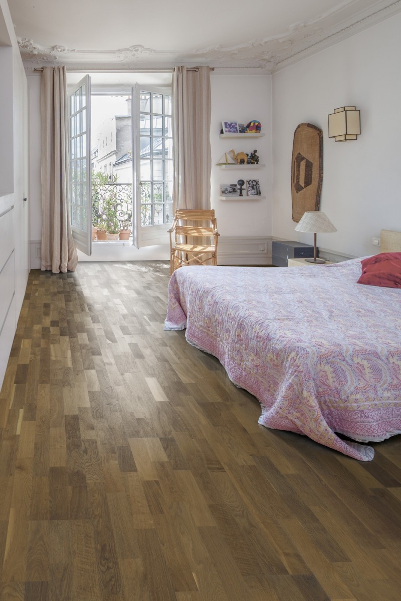 Parchet triplustratificat Stejar Smoke